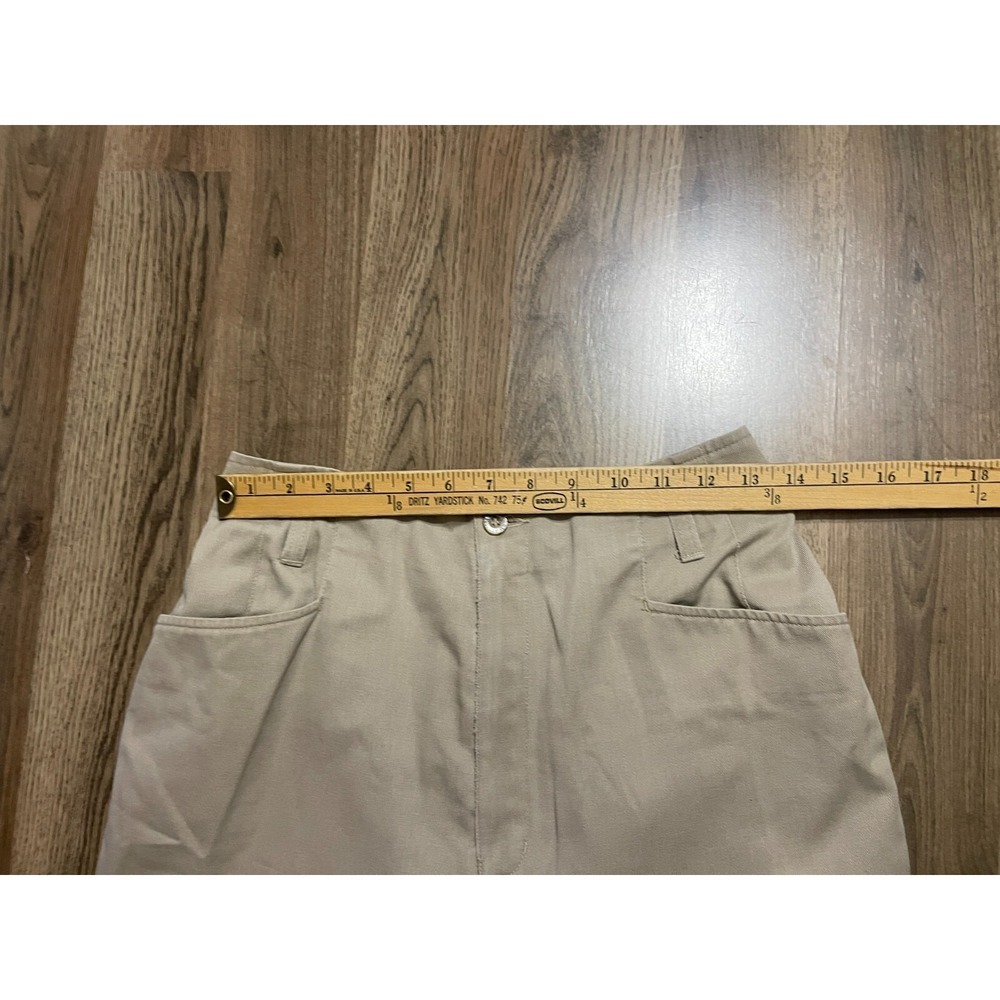 St. John's Bay Pants, Women's Size 8, Khakis, Brown, Straight Leg, Pockets - Picture 7 of 9